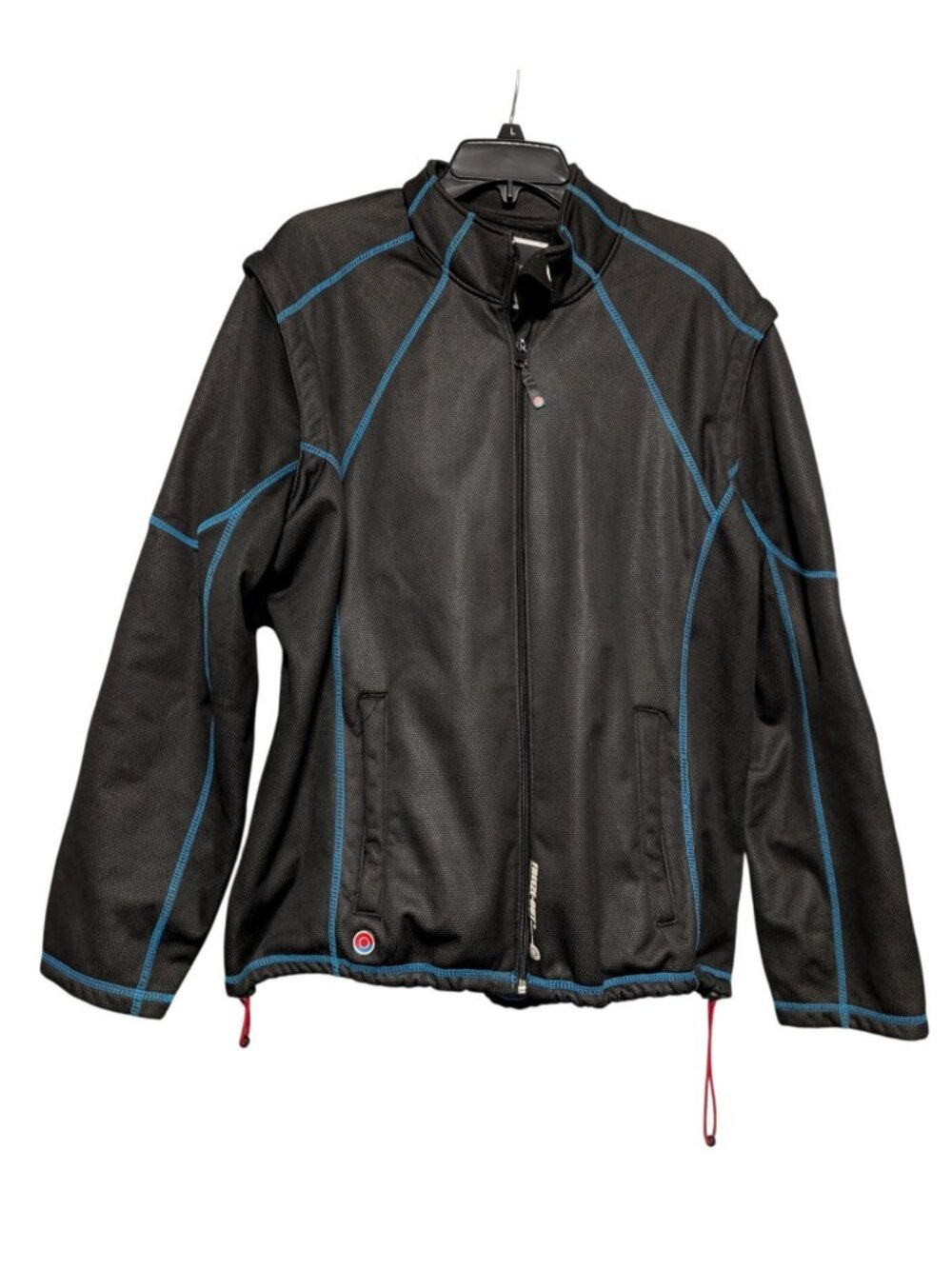 Freeze Out Thermal Protection Motorcycle Biker Jacket Mens XL Black Full Zip